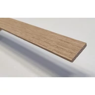 Gyalult négyszögléc tölgyfa  7-10x27x1000 mm gyalult tölgyfa élléc