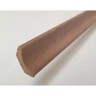 Gyalult sarokléc lucfenyő 22x22x1500 mm hőkezelt homorú mintás szegély léc ALP33