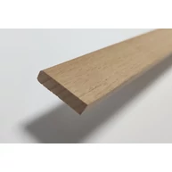 Gyalult négyszögléc bükkfa gőzölt  6x25x1900 mm keményfa élléc HU++ GT3