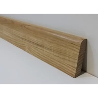 Szegélyléc kőrisfa D 13x60x1500 mm kőrisfa lakkozott parketta szegélyléc  ALP35