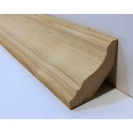 Gyalult sarokléc borovi fenyő 60x60x2500 mm homorú mintás díszítő léc ALP35 (K4 / 24 db)  ALP41