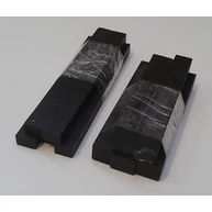 Ébenfa darabok hobby fa 8-13x12-16x 90-130 mm 5 db pálca / csomag EB7