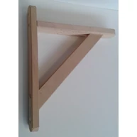 Polctartó konzol bükkfa 220x280 mm kerekített élekkel JW