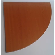 Polclap laminált íves sarokpolc cseresznye 500x500 mm JW