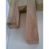 Gyalult négyszögléc tölgyfa 50x50x1900 mm Rusztikus ragasztott stafni fa MF HU+