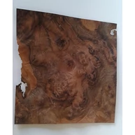 Furnérlemez diógyökér 0,6 mm 0.067 m2  250x270 mm furnér 16. sz