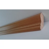 Gyalult sarokléc bükk 27x27x2100 mm lakkozott homorú háromszögű léc ALP60