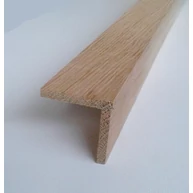 Gyalult pipaléc tölgyfa 36x36x3000 mm saroktakaró léc WX HU++