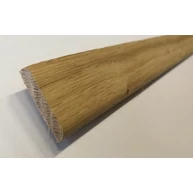 Gyalult négyszögléc tölgyfa  5x30x2400 mm két ívelt éllel keményfa barkácsléc JW*