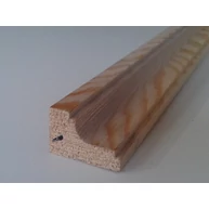 Gyalult sarokléc borovi fenyő 21x34x2400 mm homorú háromszőgű léc JW*