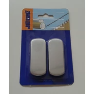 Lépcsőkorlát végzáró elem 27x70 mm ALUMÍNIUM 2 db/csomag JW*