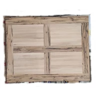 Asztallap táblásított hőkezelt nyírfa tölgyfa TM 32 mm 1180x910 mm Rusztikus Antik RÁMA 1,07 m2