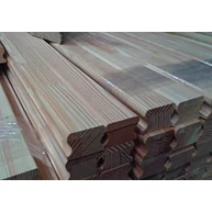 Lépcsőkorlát kapaszkodó omega vörösfenyő HT 43x55x2500 mm európai vörösfenyő hossztoldott