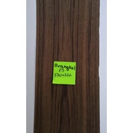 Furnérlemez ovangkol 0,6 mm 570x220 mm 0,25 m2 / 2 lap / csomag SZÜ FU
