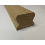 Lépcsőkorlát kapaszkodó omega tölgyfa 50x65x2700 mm kézcsúsztató NY58