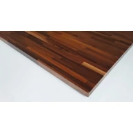 Konyhai munkalap táblásított AFRIKAI DIÓ DIBETOU fa HT 30 mm 1500x650 mm 0,975 m2 / tábla TRO ZA1