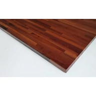 Asztallap táblásított mahagóni fa SIPO HT 30 mm 1650x890 mm 1,46 m2 / tábla TRO ZA1  HU+