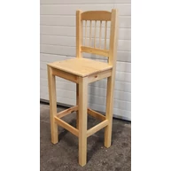 Szék bárszék7320x400x350 mm fenyőfa felület olajozva