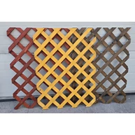 Apácarács tábla fenyő 700x 900-950 mm festett 0,63 m2