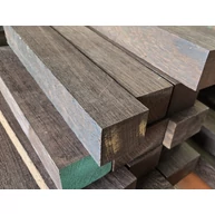 Wenge fa fűrészáru hobbyfa 50x 50-95x350-400 mm szélezett szárított WE4