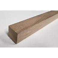 Gyalult négyszögléc iroko fa  53x50x1800 mm afrikai teakfa