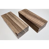 Zebrano fa fűrészáru hobbyfa 50x75x200 mm zebrafa szélezett szárított ZE2