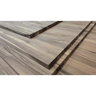 Asztallap táblásított fekete diófa TM 30 mm 2300x1050 mm 2,41 m2/tábla kb. 54 kg  HU++