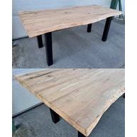 Asztal cseresznyefa 2200x1000x840 mm OLAJOZOTT felülettel kb. 100 kg BZ HU++