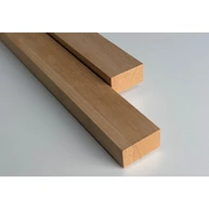 Gyalult négyszögléc bükkfa gőzölt 27x50x2000 mm keményfa barkácsléc DO