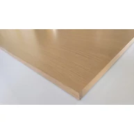 Forgácslap furnérozott tölgy 17x2000x620 mm olldal éllécezve LAKKOZOTT RO1