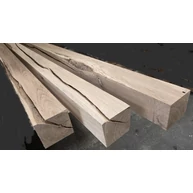 Gyalult tölgyfa gerenda 100x100x2000 mm RUSZTIKUS kb. 16 kg (kék színjel) NY159