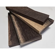 Wenge fa fűrészáru hobbyfa 25x110-130x400-500 mm szélezett szárított WE5