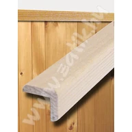 Gyalult pipaléc lucfenyő HT 16x16x2500 mm ives sarok L1616 (050) KO