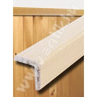 Gyalult pipaléc lucfenyő HT 20x20x2500 mm ives sarok L2020 (005) KO