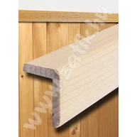 Gyalult pipaléc lucfenyő HT 18x24x2500 mm ives sarok takaróléc L2418 (053) KO