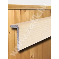 Gyalult pipaléc lucfenyő HT 18x40x2500 mm ives sarok L4018 (051) KO