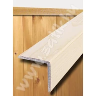 Gyalult pipaléc lucfenyő HT 40x40x2500 mm ives sarok L4040 (003) KO