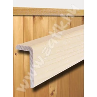 Gyalult pipaléc lucfenyő HT 18x34x2500 mm ives sarok L3418 (052) KO