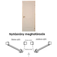 Beltéri ajtó betétmintás M1  100x210 cm tele jobb gerébtokkal gipszkarton falhoz ZAT