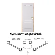 Beltéri ajtó betétmintás M1  100x210 cm tele bal gerébtokkal gipszkarton falhoz ZAT