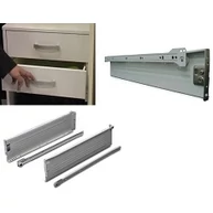 Fiókoldal fém  86x250mm fehér  FI S