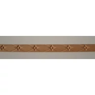 Fa díszléc faragott léc 4089 Bükkfa  18x6x2440 mm   4089/18x7