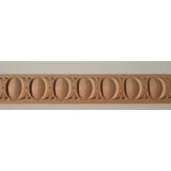 Fa díszléc faragott léc 5002/D Bükkfa 32x10x2440 mm  5002/D/32x10