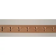 Fa díszléc faragott léc 8013 Bükkfa 30x6x2440 mm   8013/30x6
