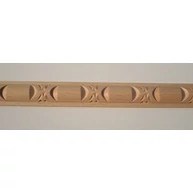 Fa díszléc faragott léc 3314 Bükkfa 27x10x2440 mm 3314/27