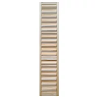 Bútorajtó fenyő nyitott lamellás 2370x457 mm zsalus szekrényajtó JW*
