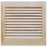Bútorajtó fenyő nyitott lamellás  457x457 mm zsalus szekrényajtó JW*