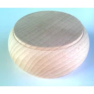 Bútorláb fa szekrényláb pogácsa bükk átm. 100x45 mm esztergált HU+