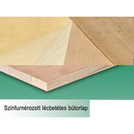 Lécbetétes bútorlap furnérozott cseresznye 19x2500x1250 mm 3,125 m2/tábla (Amerik. cseresznye)  PNF
