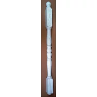 Lépcsőkorlát oszlop erdeifenyőfa A kezdő 65x65x1050 mm borovi MF HU++